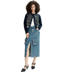 Essentiel Antwerpen Halter Dark Blue Cardigan