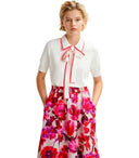 Essentiel Antwerp Harbour Pink Floral Midi Skirt