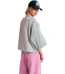 Essentiel Antwerp Harival Grey Sequins Polo Shirt