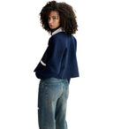 Giacca a maglia blu scuro con aio anversa Essentiel