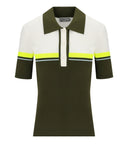 Essentiel Antwerp Haustral Green Knitted Polo Shirt