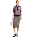 Essentiel Antwerp Haximum Multicolored Knitted Polo Shirt