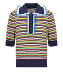 Essentiel Antwerp Haximum Multicolored Knitted Polo Shirt