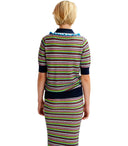 Essentiel Antwerp Haximum Multicolored Knitted Polo Shirt