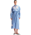 Essentiel Antwerp Haze Light Blue Shirt Dress