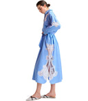 Essentiel Antwerp Haze Light Blue Shirt Dress