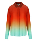 Essentiel Antwerp Heden Tie Dye Orange Shirt