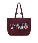 Essentiel Antwerpen Burgundy Maxi -Tasche