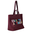Essentiel Antwerpen Burgundy Maxi -Tasche