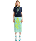 Essentiel Antwerp Hight Blue Knitted Polo Shirt