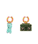 Essentiel Antwerp Hilda Boucles d'oreilles jaunes et roses