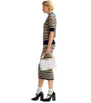 Essentiel Antwerp Himpact Multicolored Knitted Midi Skirt