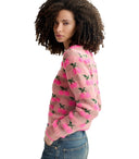Essentiel Antwerp Hiroyal Pink Crewneck Jumper