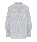 Essentiel Antwerp Horleans White And Blue Shirt