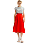 Essentiel Antwerpen Hosanna Red Midi Rock