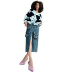 Essentiel Antwerpen wie hellblau Strickjacke