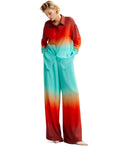 Essentiel Antwerp Hug Tie Dye Orange Trousers