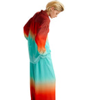 Essentiel Antwerp Hug Tie Dye Orange Trousers