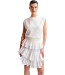 Essentiel Antwerpen Hupaul White Minirock