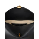 Toteme Toteme T Lock Leather Clutch Bag