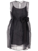 La Rose La Rose Vestito Con Sottoveste Nero