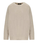Max Mara Weekend Peso Beige Crewneck Sweater