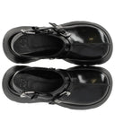 Ganni Schwarzer Plateau-Clog
