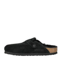 Birkenstock Boston Shearling Schwarzer Clog