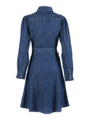 7 For All Mankind Puff Sleeves Dress Short Halona