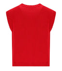 Max Mara Weekend Caprara红色针织背心