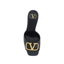 Valentino Garavani Valentino Garavani Vlogo Leather Sandals