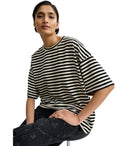Essentiel Antwerp Joste White Striped T Shirt