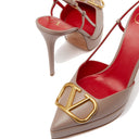Valentino Garavani Valentino Garavani V Logo 120 Slingback Platform Pumps