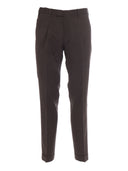 Pt01 Pantalone Master, 1 주름, 대각선 포켓, 플랩 백 포켓, 턴 업
