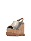 Stella Mc Cartney Sneakelyse Slingback Sandal 120 Metallic Alter Mat