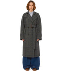 Max Mara Weekend Sestri Grey Belted Coat