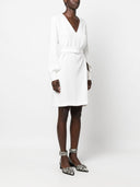 Parosh Parosh Belted V Neck Minidress