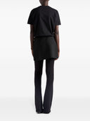Prada Embroidered Triangle Jersey T Shirt