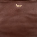 La Rose La Rose Leather Shopping Bag Chestnut Brown