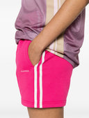 Parosh Striped Jersey Shorts