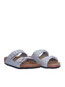 Birkenstock Kids Arizona Kids Shiny Glitter Silver, Synthetics