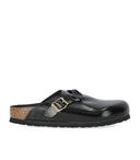 Birkenstock Boston geflochtener schwarzer Clog