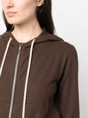 Rick Owens Rick Owens Zip Up Cashmere Hoodie