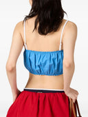 Miu Miu Top E T-shirt Popeline