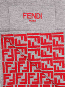 Fendi Jr Sciarpa Double Ff Reversibile