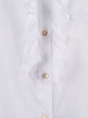 Forte Forte Camicia Con Rouches Voile Co/Se E Pizzo
