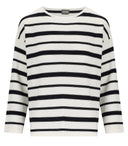 Mm Max Mara Locusta Pullover in Weiß und Blau