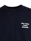 Dr�Le De Monsieur Navy Bold Slogan T Shirt