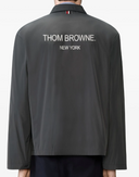 Thom Browne Packable S/C W/ Flap Pockets (27") W/ Logo Print In Light Memory Tech
