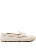 Prada-Loafer aus Wildleder mit Dreieckslogo